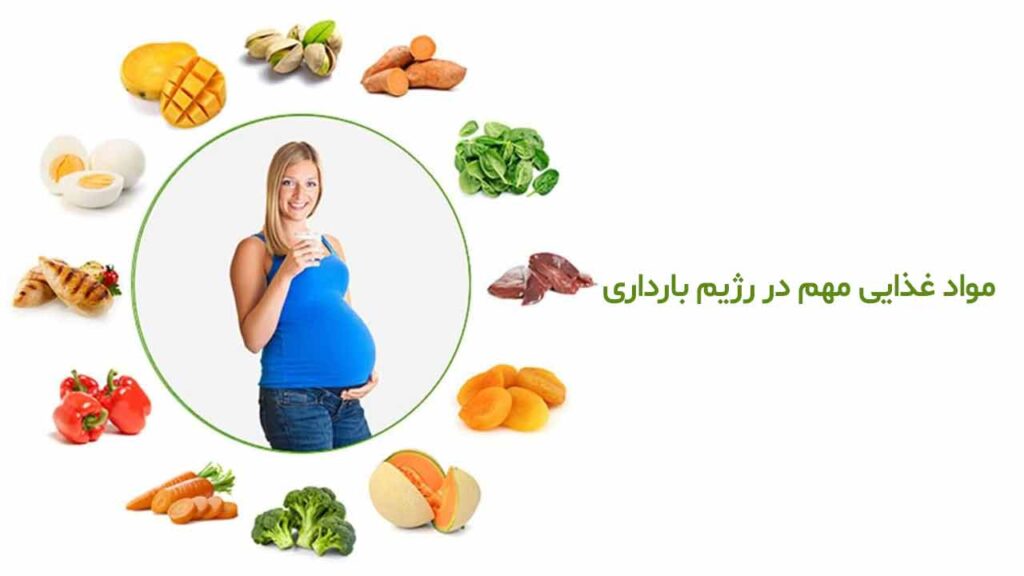 مواد غذایی مهم در رژیم بارداری